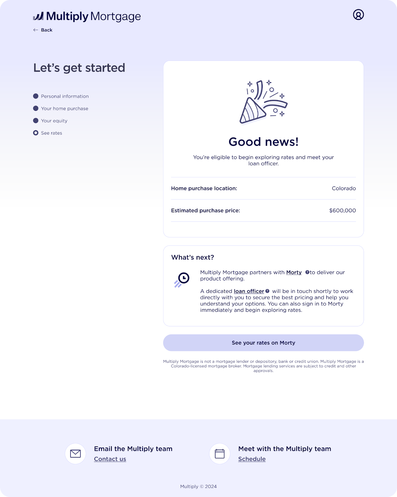 First version of the product